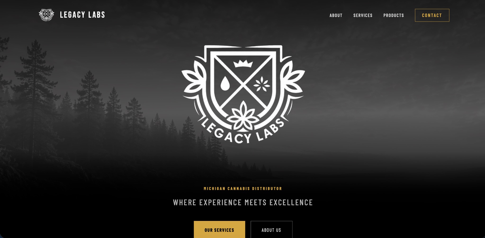 Legacy Labs website screenshot